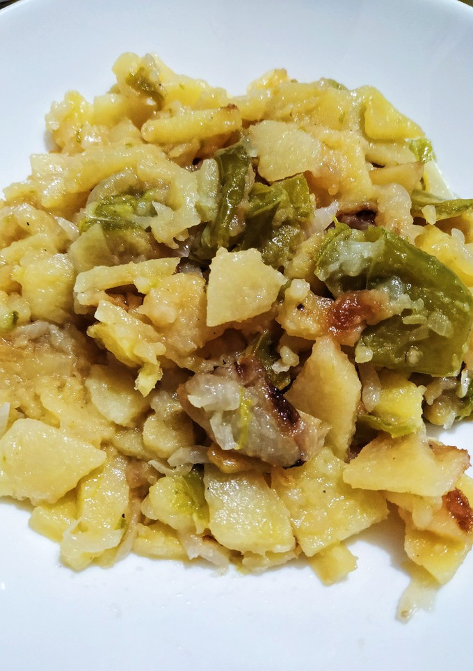 Una foto de Patatas a lo pobre