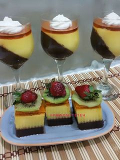Foto resep Puding coklat jagung karamel
