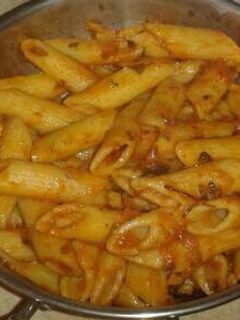 صورة لوصفة مكرونة ^_^