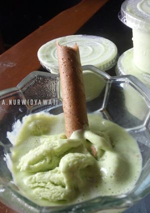 Foto resep Ice Cream Dung-dung Kacang Ijo