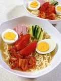 Chilled Ramen with Instant Wonton Noodles