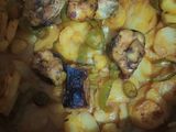 بطاطا كوشا بالحوت (السمك)