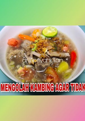 Foto resep Sop Kambing Enak, Empuk dan Tidak Bau