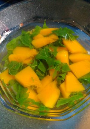 Foto resep MPASI 1y + sayur bening bayam labu kuning