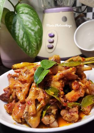 Foto resep Ceker Mercon Empuk Pedas Manis