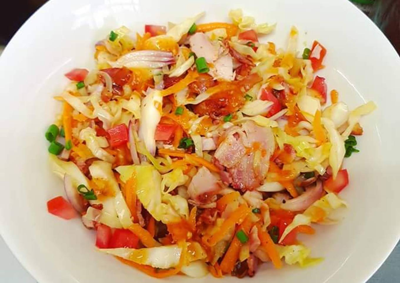 Sweet Chilli cabbage salad