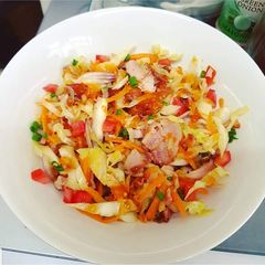 A picture of Sweet Chilli cabbage salad.