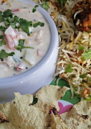 मिश्रित सब्जियों का रायता रेसिपी मुख्य फोटो