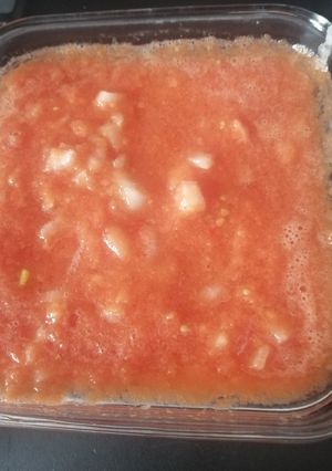 Una foto de Salsa de jitomate picante