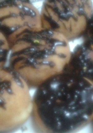 صورة لوصفة دوناتس هش بدون بيض