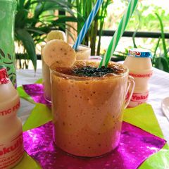 A picture of Coffee Banana Walnut Smoothie.