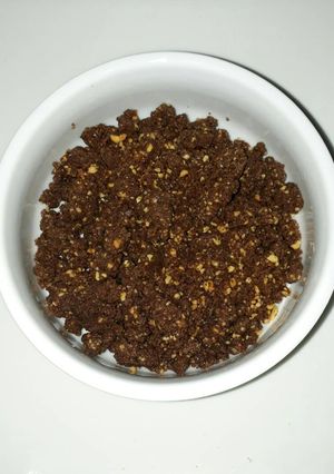 Una foto de Crumble de chocolate