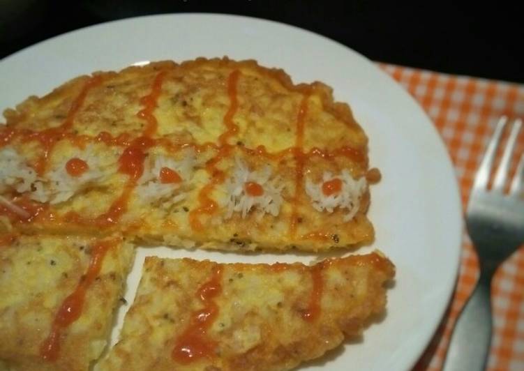 Omelet Nasi Keju ala Mella Soeboeh