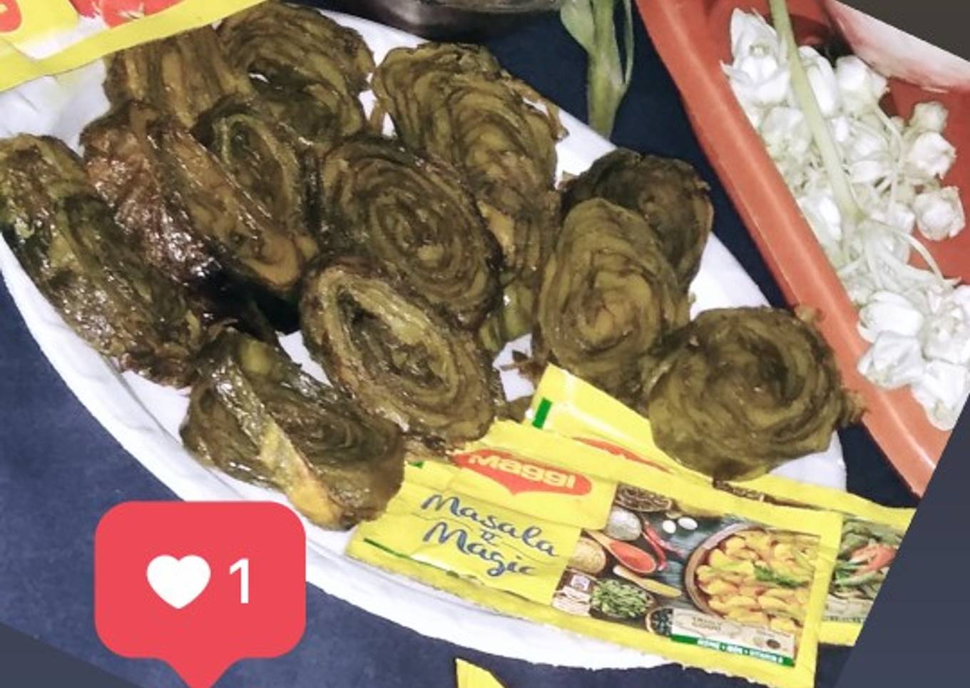 Yum Arbi ke patte ke patode
