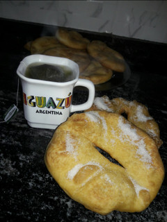 Una foto de Torta frita XXL