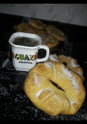 Una foto de Torta frita XXL