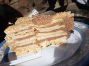 Una foto de postres con maizena en vaso