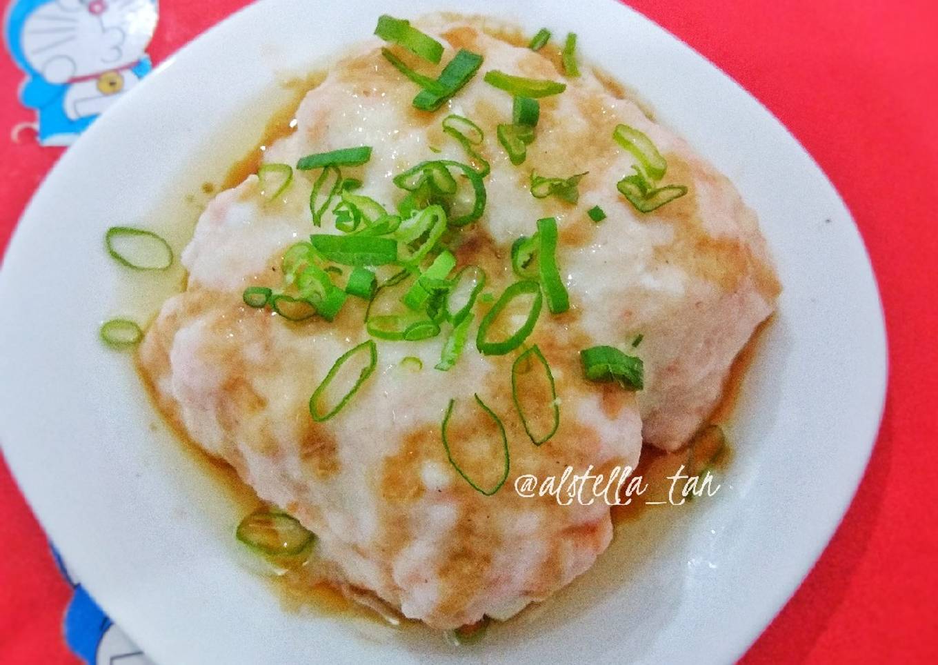 Tahu Kukus Udang Cincang