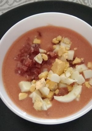 Una foto de Salmorejo caprichoso