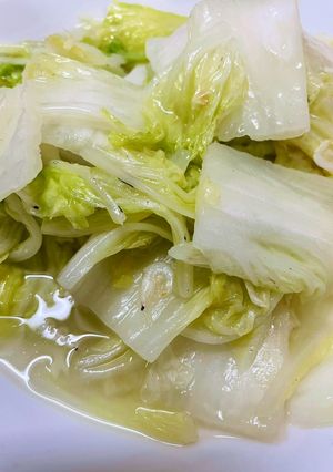 蝦皮炒大白菜 的食譜成品照片