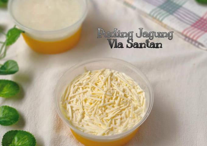 Puding Jagung Vla Santan