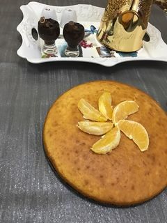 صورة لوصفة كيكة البرتقال السهله 😍💛😋