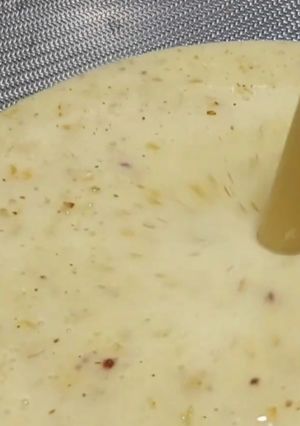 Una foto de Chicha de piña con arroz