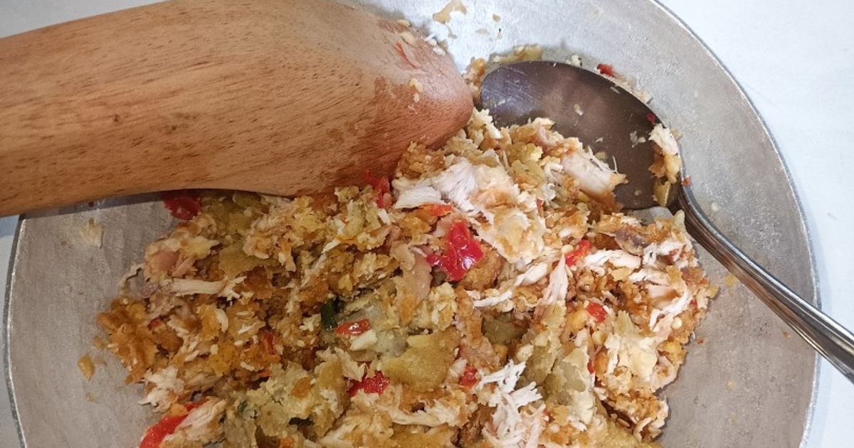 Sambal ayam geprek ala preksu jogja