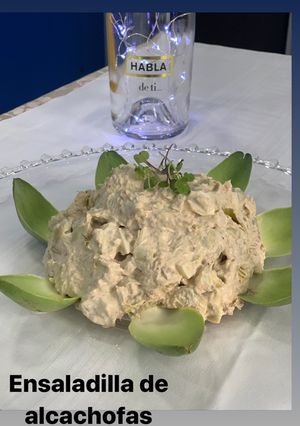 Una foto de Ensaladilla de alcachofas