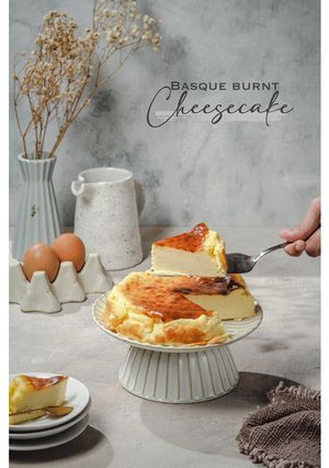 Foto resep Basque burnt cheesecake