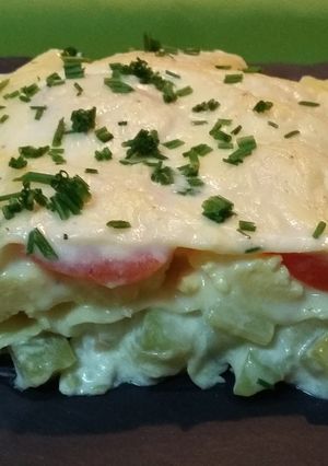 Foto principal de Lasaña de calabacines al queso