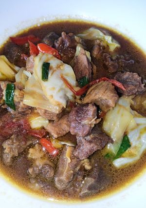 Foto resep Tongseng Kambing Simple Tanpa Santan