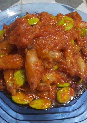 Foto resep Sambal baby cumi petai moodbooster