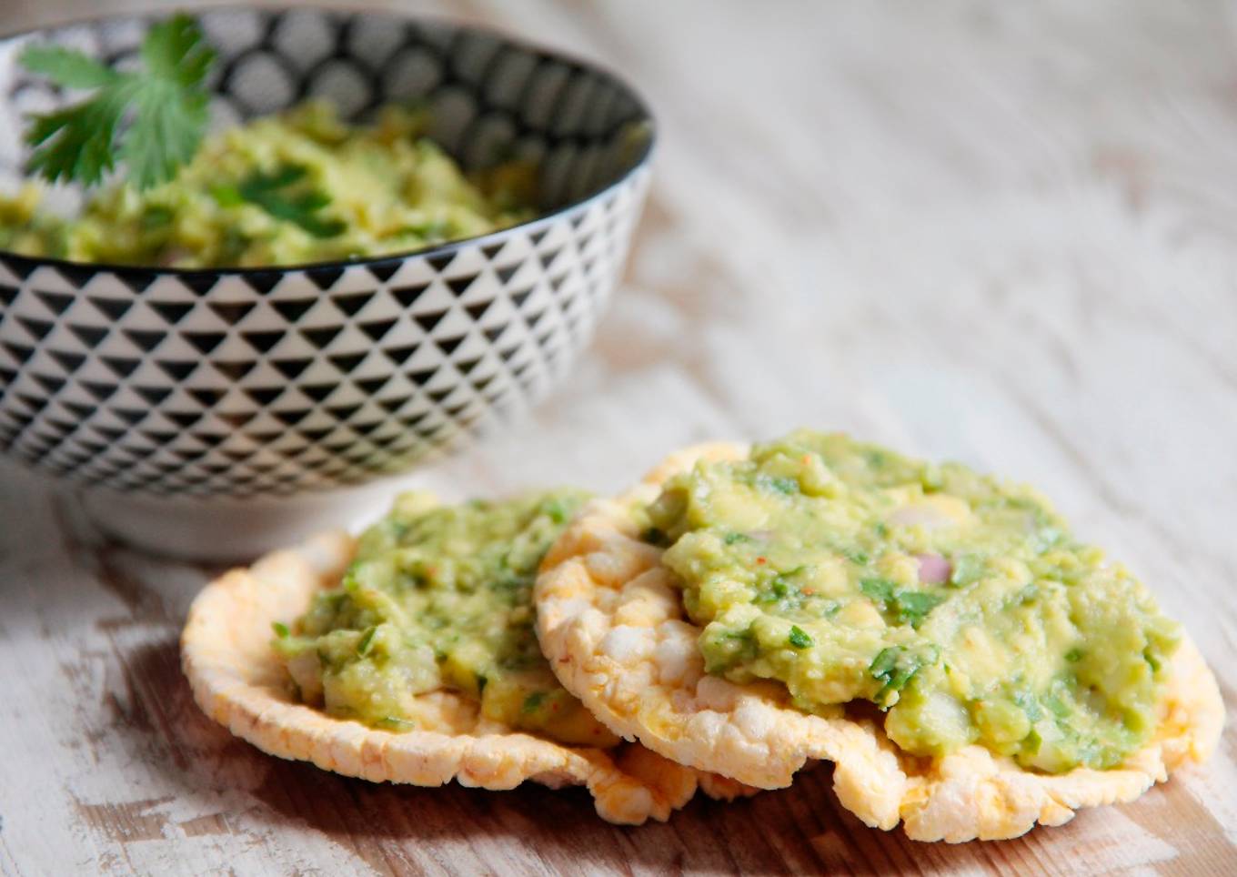Guacamole casero con y sin tomate