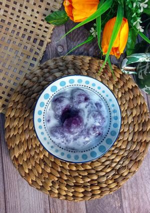 Foto resep Biji Salak Ubi Ungu Creamy