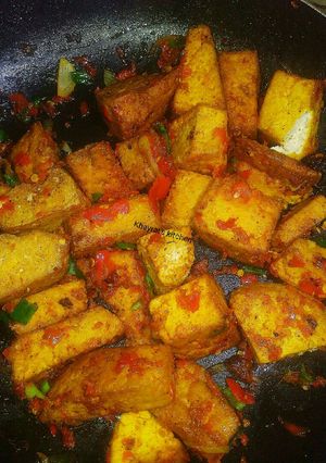 Peppered tofu(Awara) ainihin hoton girkin