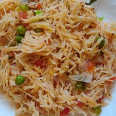 A picture of Vermicelli upma.