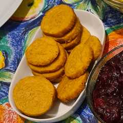 Foto principal de Galletas de parmesano y chipotle para el aperitivo