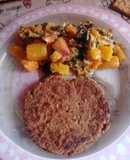 Salteado de Kale y Calabaza