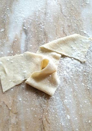A picture of Homemade Strudel dough.