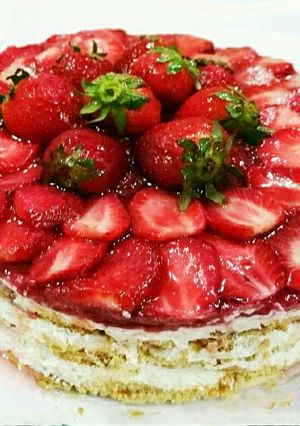 صورة لوصفة كيكه البسكوت (بدون فرن)