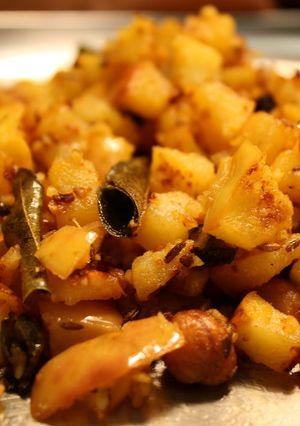 A picture of Apple Khichdi / Vrat Special.