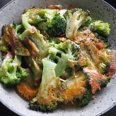 A picture of Pan-fried Broccoli & Cheese.