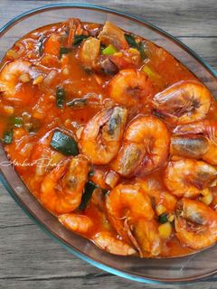 Foto resep Udang Asam Manis