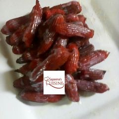 A picture of Red velvet churros.