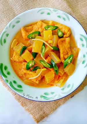 Foto resep Tahu pong cecek cabe hijau