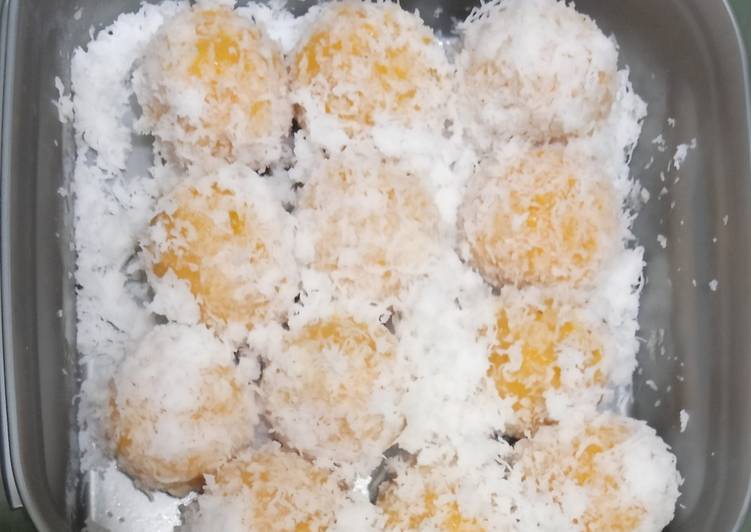 resep cara mengolah Klepon Ubi + Labu Kuning