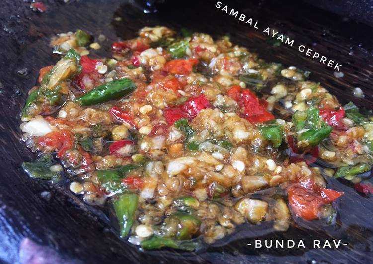 Sambal Ayam Geprek Matang ?