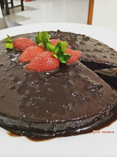 Foto resep Steamed chocolate cake