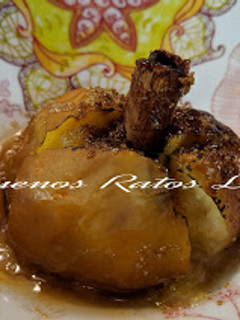 Una foto de Manzanas asadas en crockpot, cocina lenta